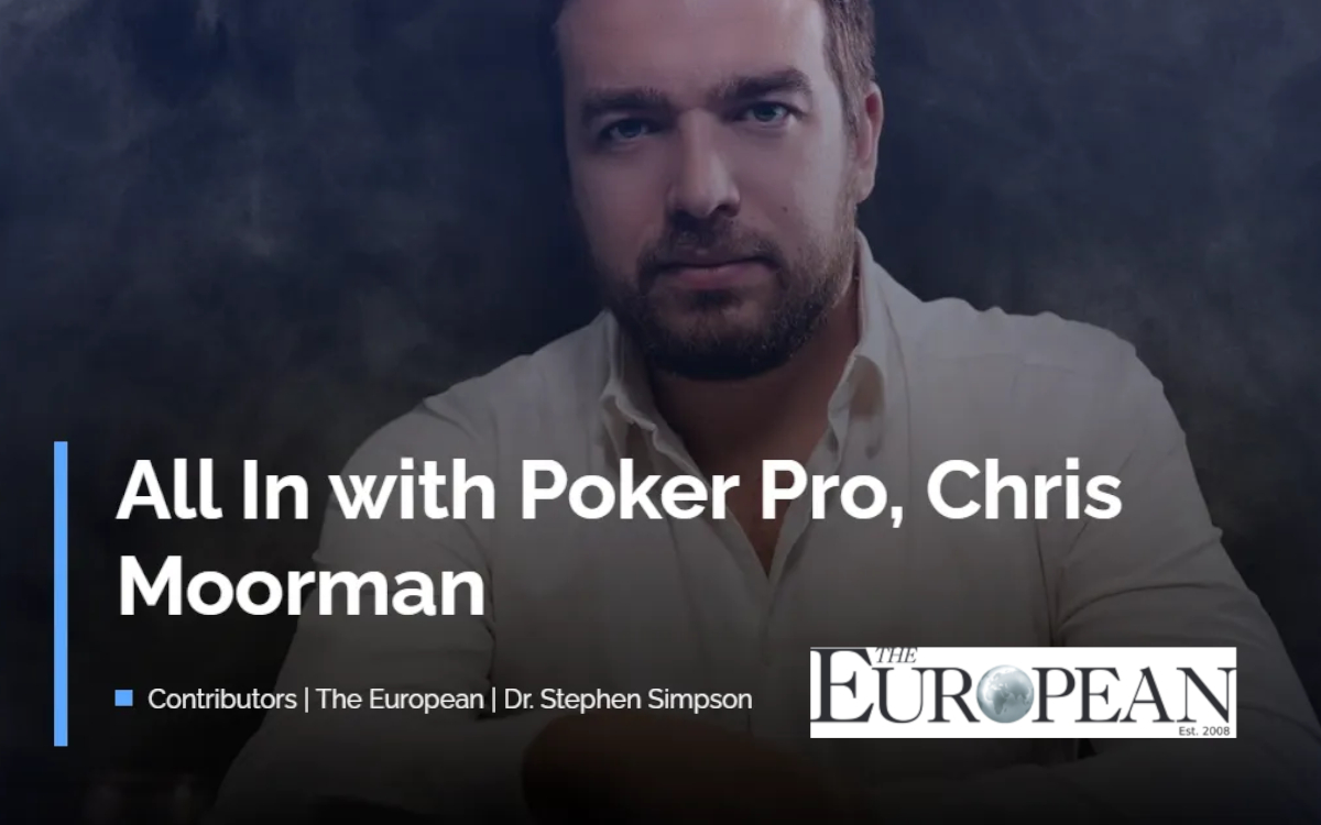 chris moorman interview mental game poker professional mindset coaching dr stephen simpson uk